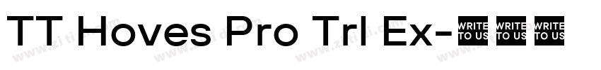TT Hoves Pro Trl Ex字体转换